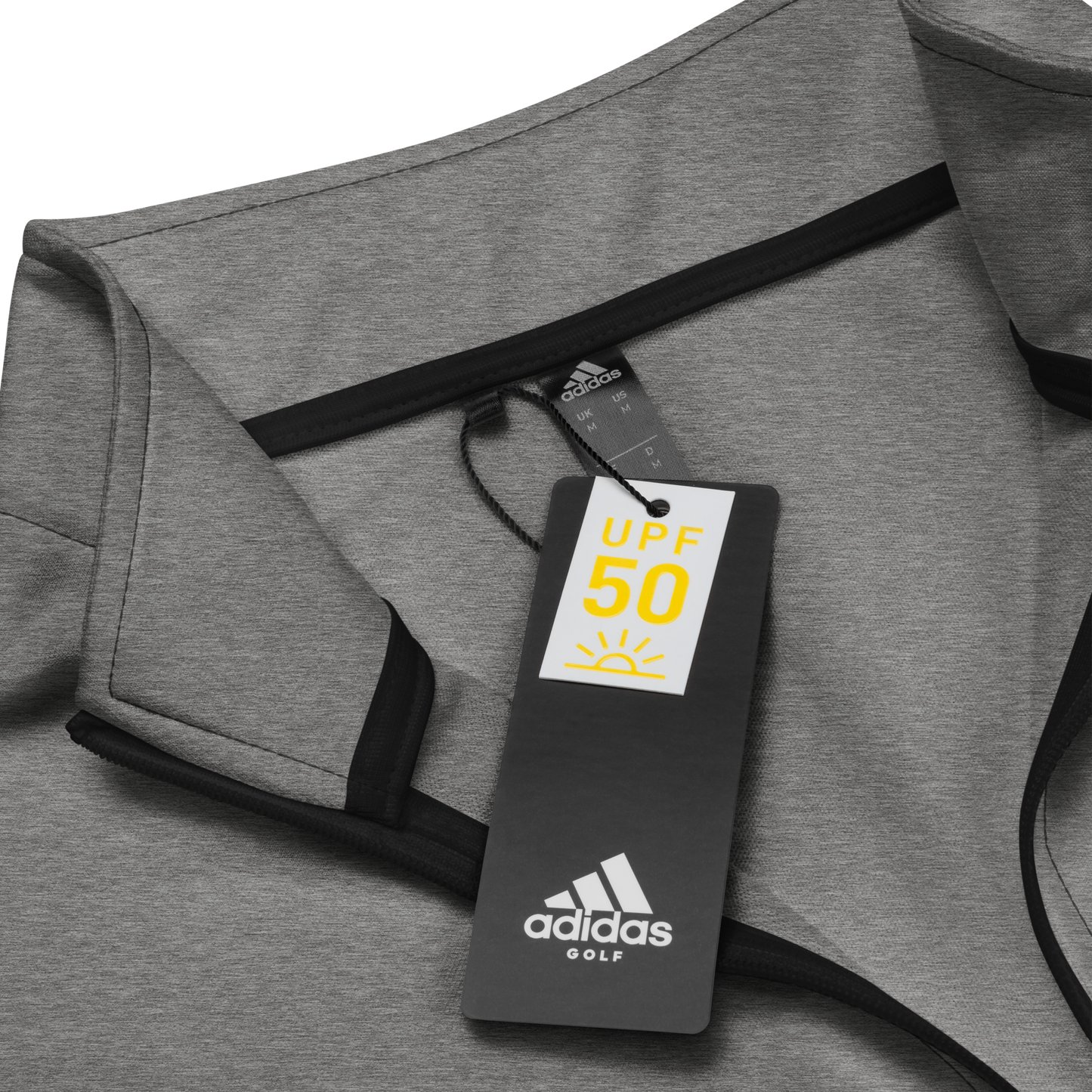 FitBirdie Golf x Adidas Golf Quarter Zip Pullover - Grey