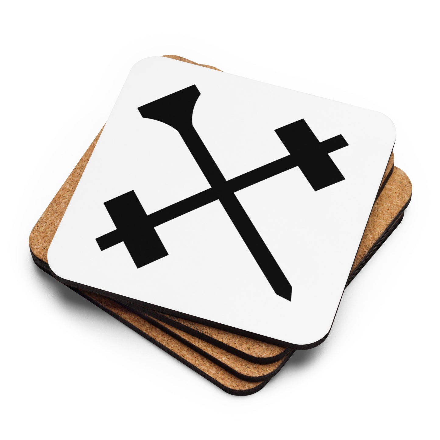Man-Cave Golf Simulator Cocktail Coaster