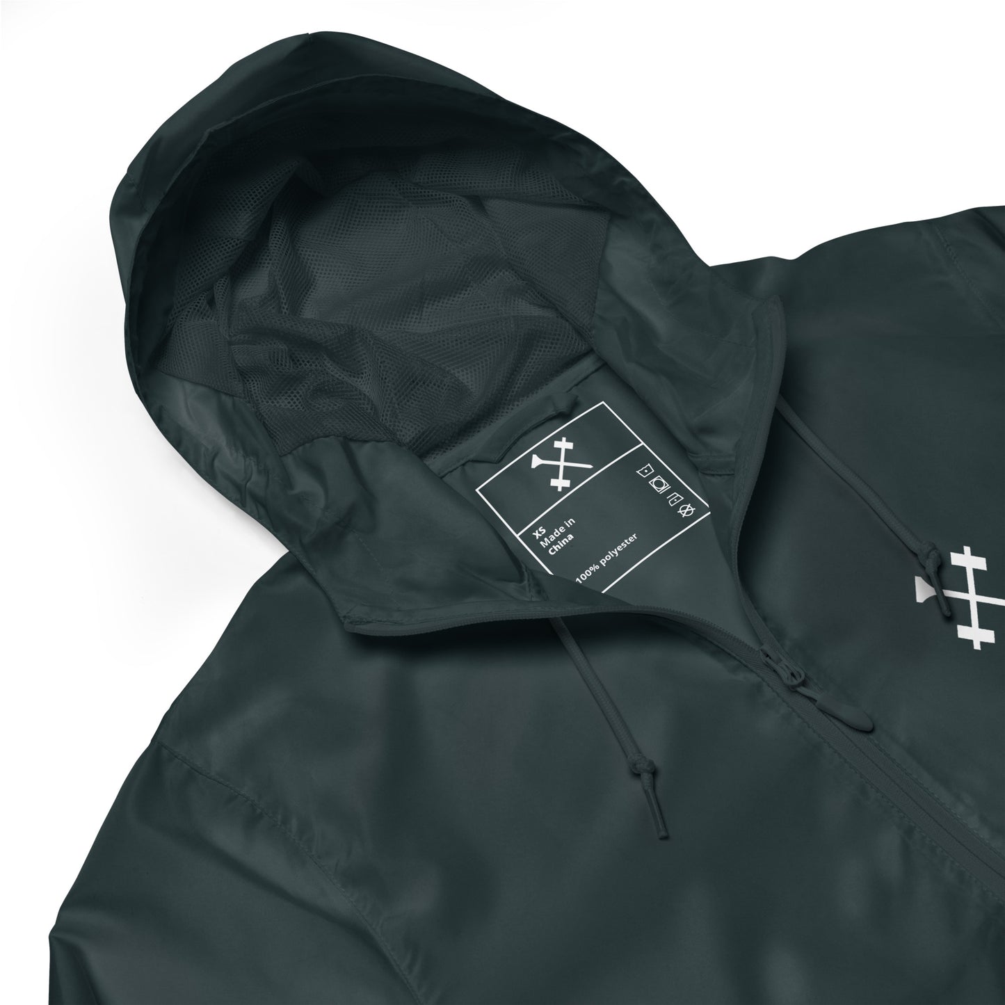 FitBirdie Lightweight Zip-Up Windbreaker Golf Jacket - Navy
