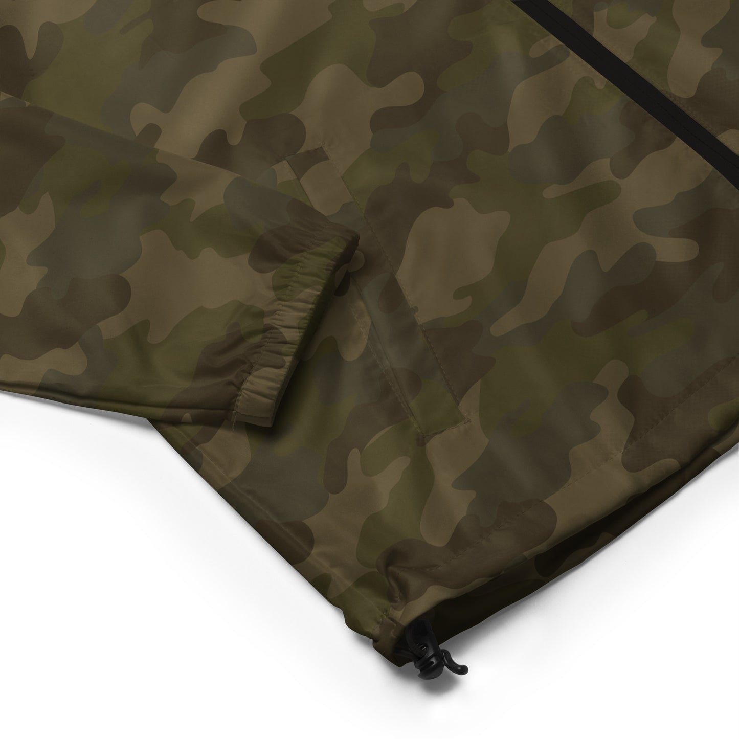 FitBirdie Lightweight Zip-Up Windbreaker Golf Jacket - Camo
