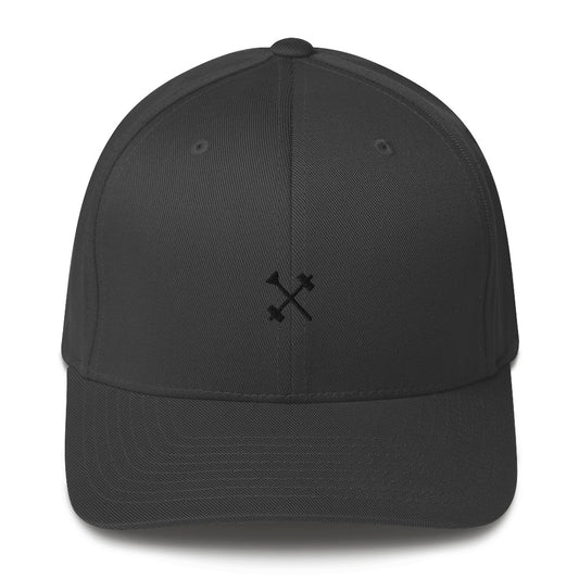 Black Logo Flexfit Hat - FitBirdie Golf™