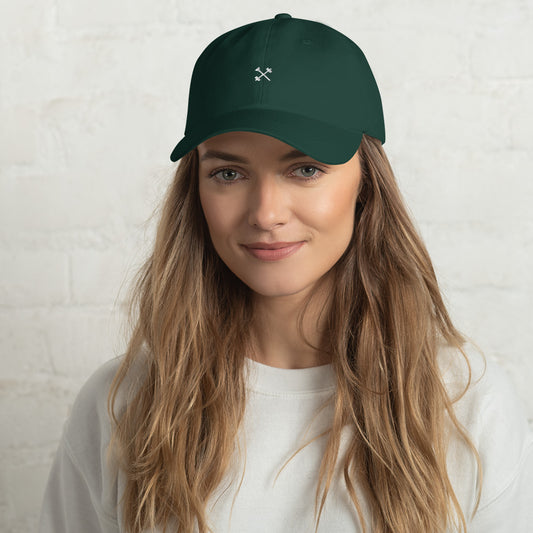 FitBirdie Golf Dad Hat - Fringe Green