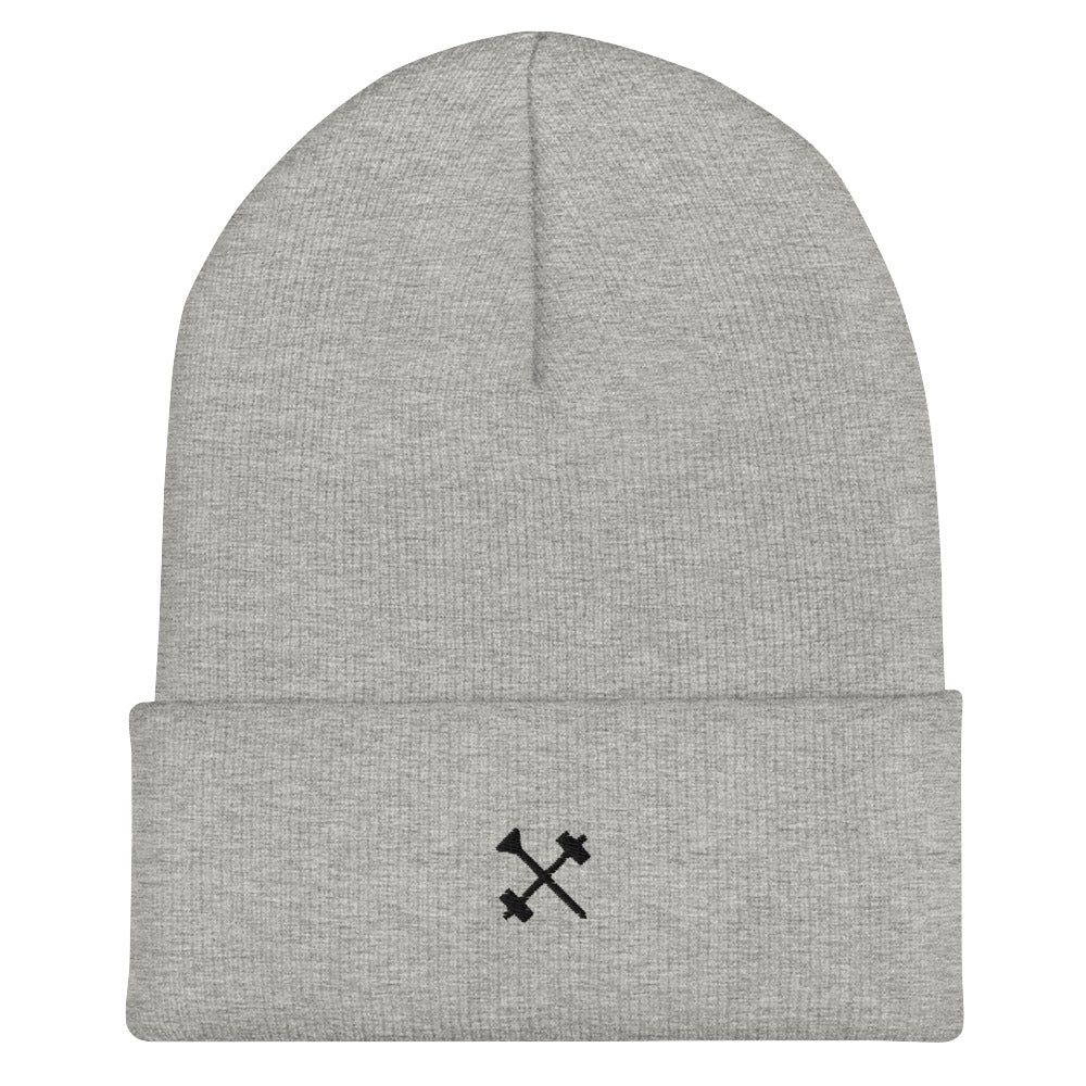 FitBirdie Spring + Fall Warm Golf Beanie - Heather Grey