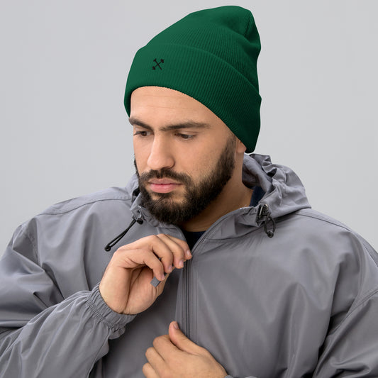 FitBirdie Spring + Fall Warm Golf Beanie - Fringe Green