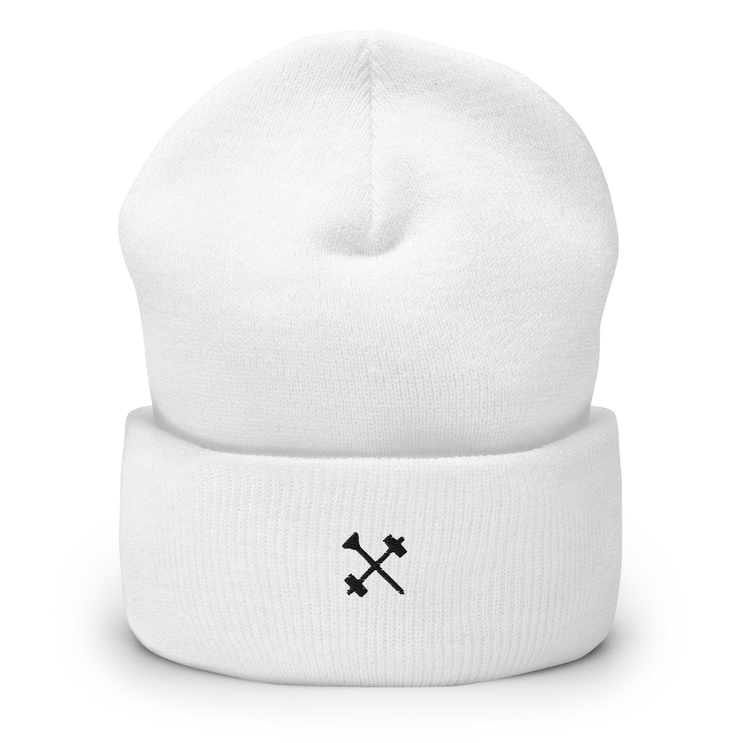 FitBirdie Spring + Fall Warm Golf Beanie - White