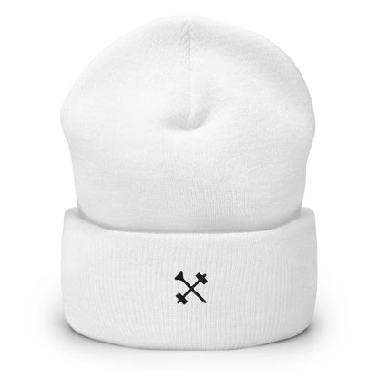 FitBirdie Spring + Fall Warm Golf Beanie - White