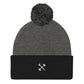 FitBirdie Winter Golf Pom-Pom Hat - Black