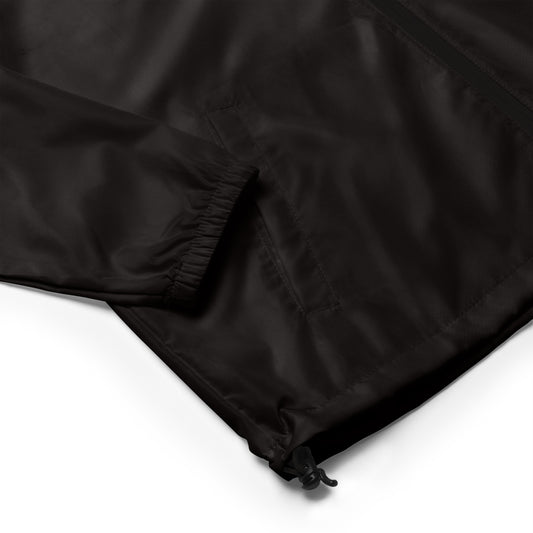 FitBirdie Lightweight Zip-Up Windbreaker Golf Jacket - Black