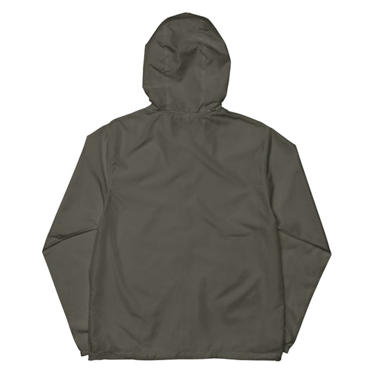 FitBirdie Lightweight Zip-Up Windbreaker Golf Jacket - Graphite Grey